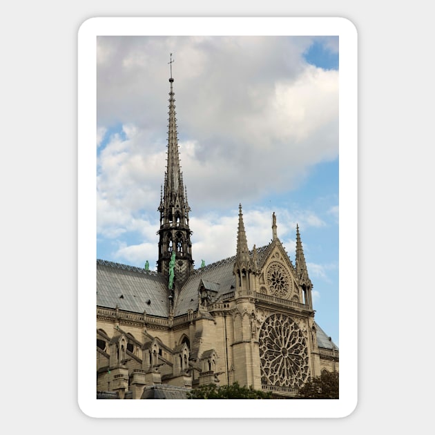 Notre Dame On The Side © Sticker by PrinceJohn